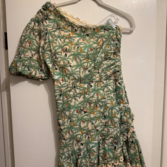 Farm Rio Green Toucan Dress - Picture 2 of 4
